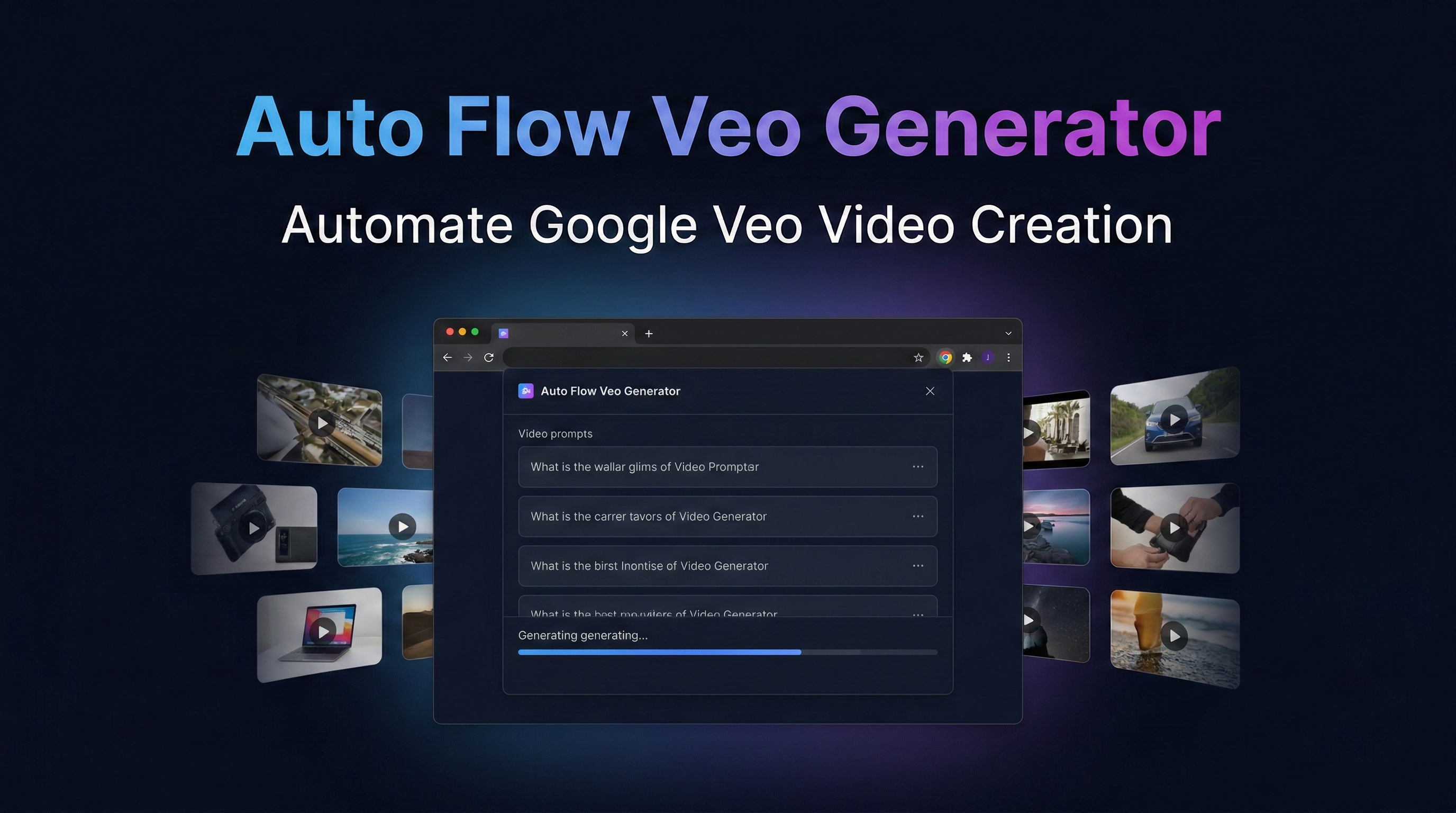 Veo Auto Generator — Automate Google Veo Video Creation